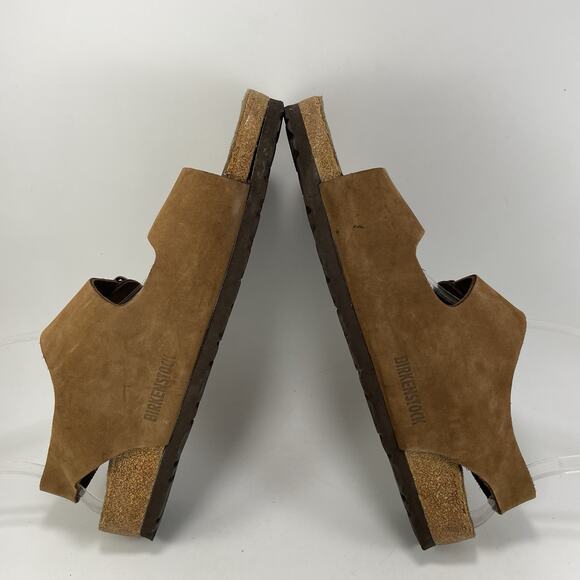 Birkenstock Milano Back Strap Sandals Womens Size 41 US 10-10.5 Brown Leather - Picture 6 of 11